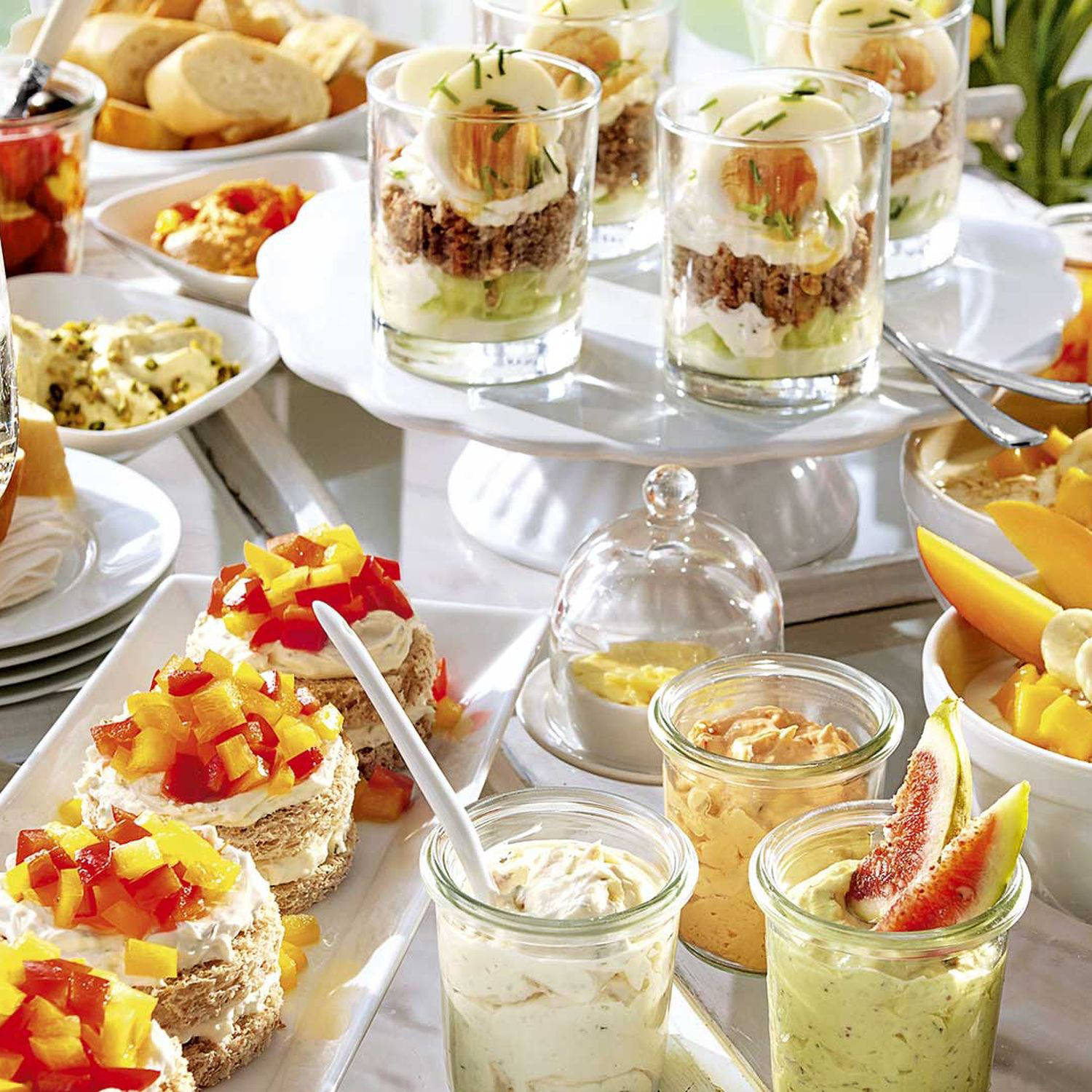 Serviervorschlag: Frühlings-Fingerfood