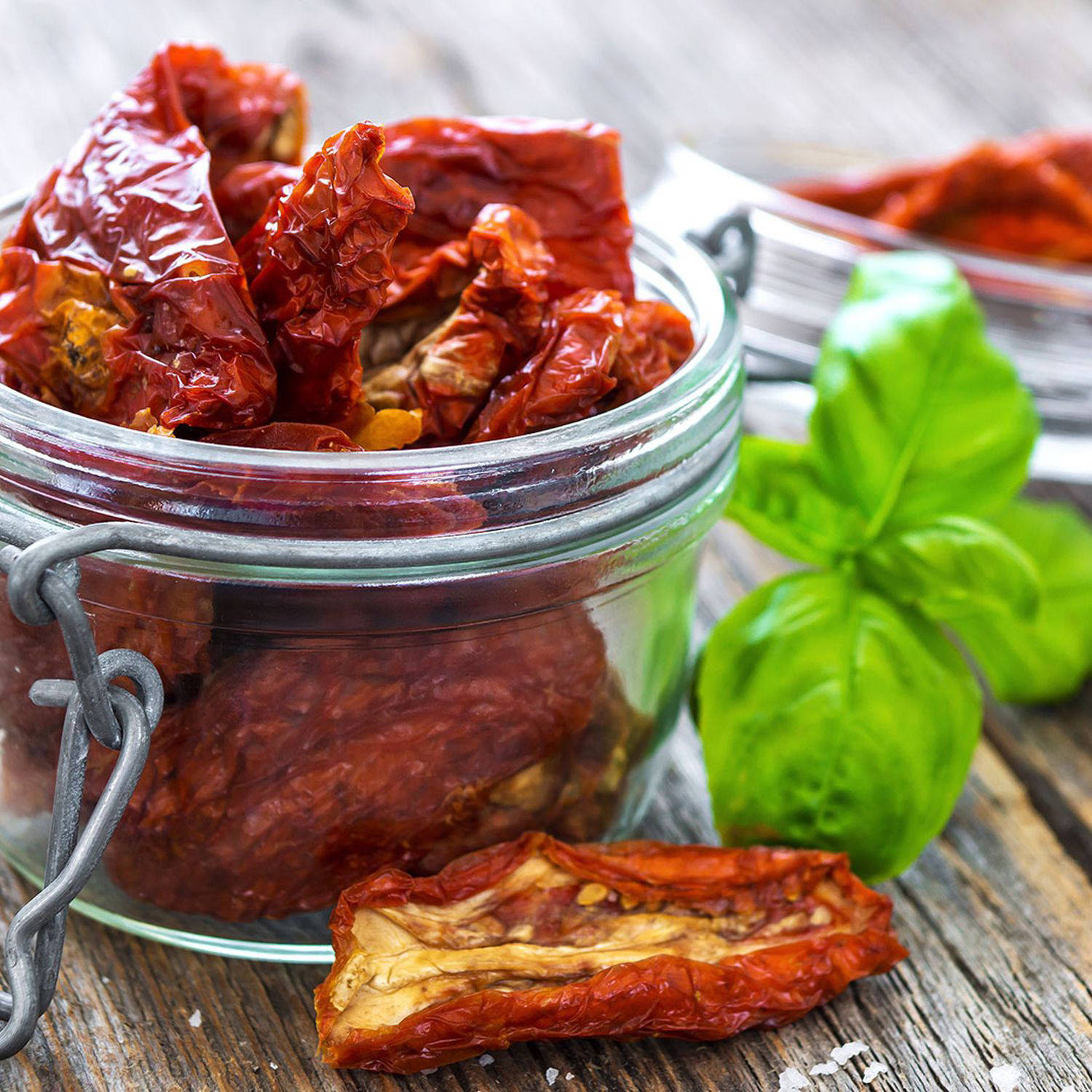 Serviervorschlag: Getrocknete Tomaten