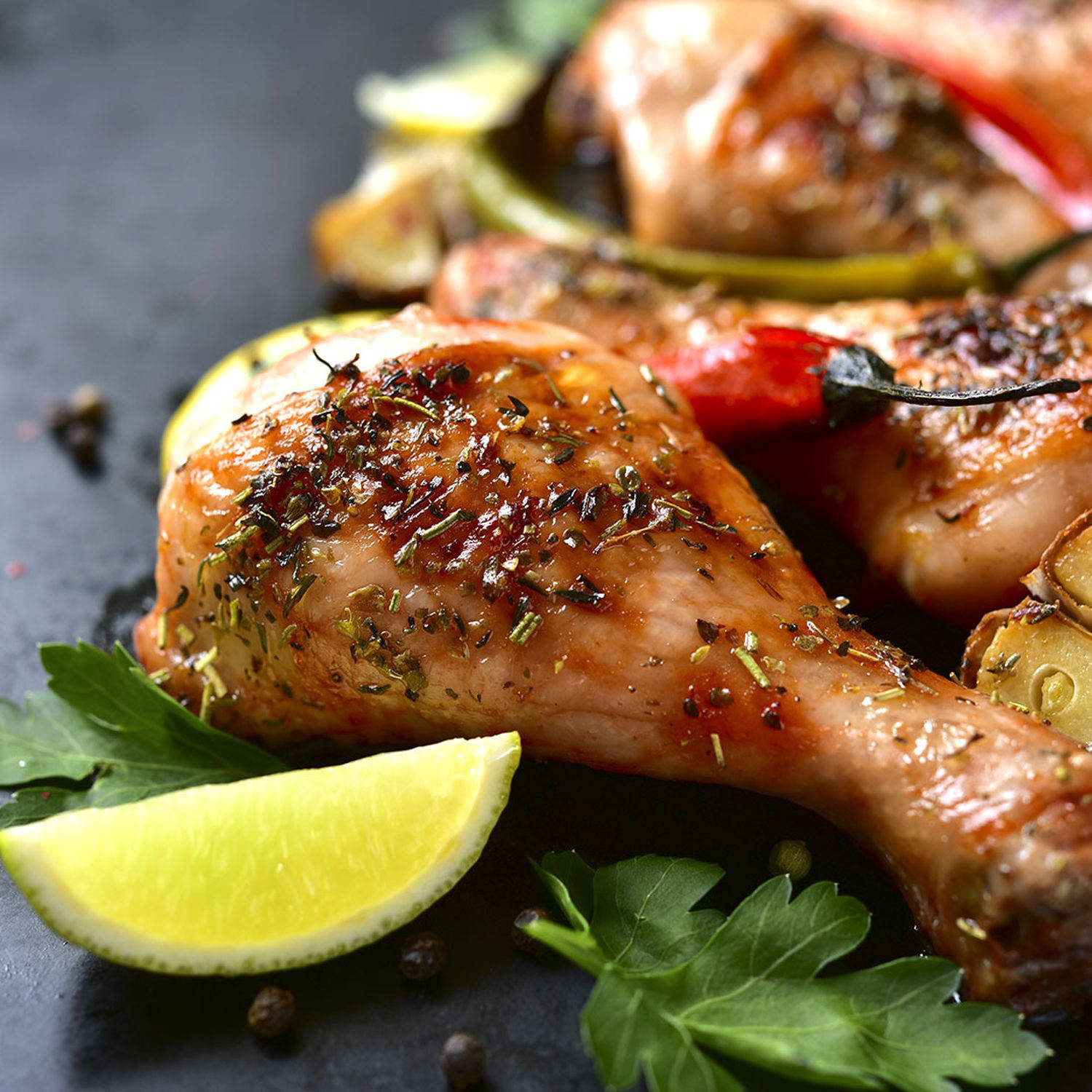 Gegrillte Hendlhaxen mit Barbecuesauce