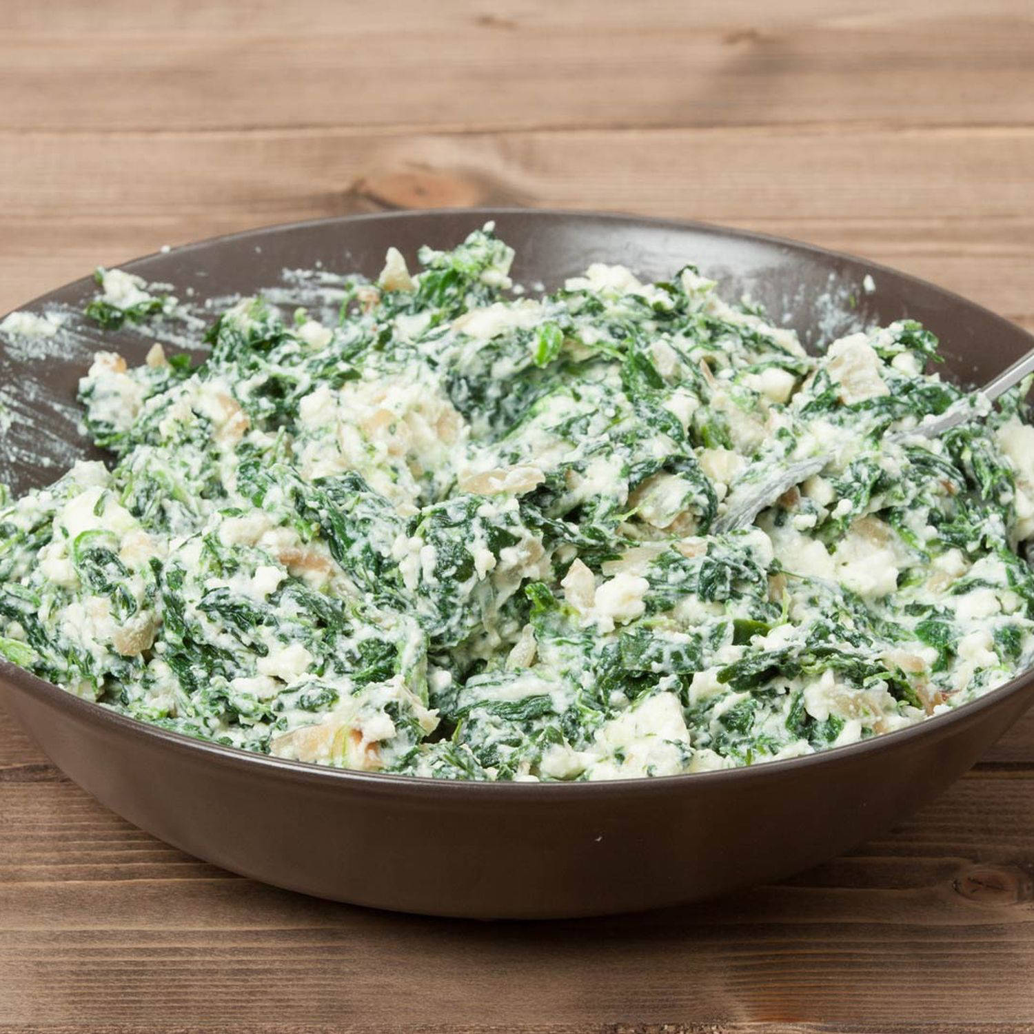 Serviervorschlag: Kartoffel-Spinat-Püree