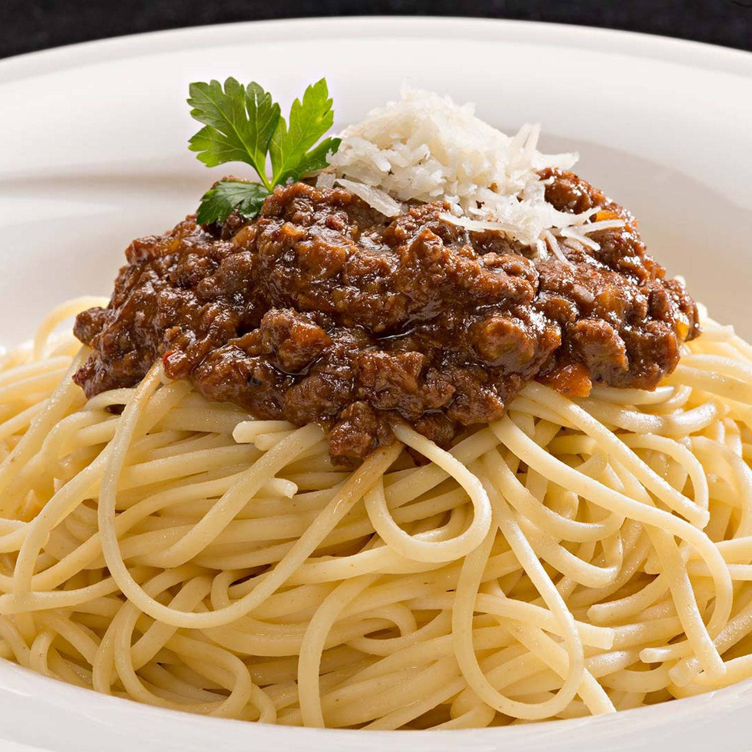 Serviervorschlag: Spaghetti Bolognese