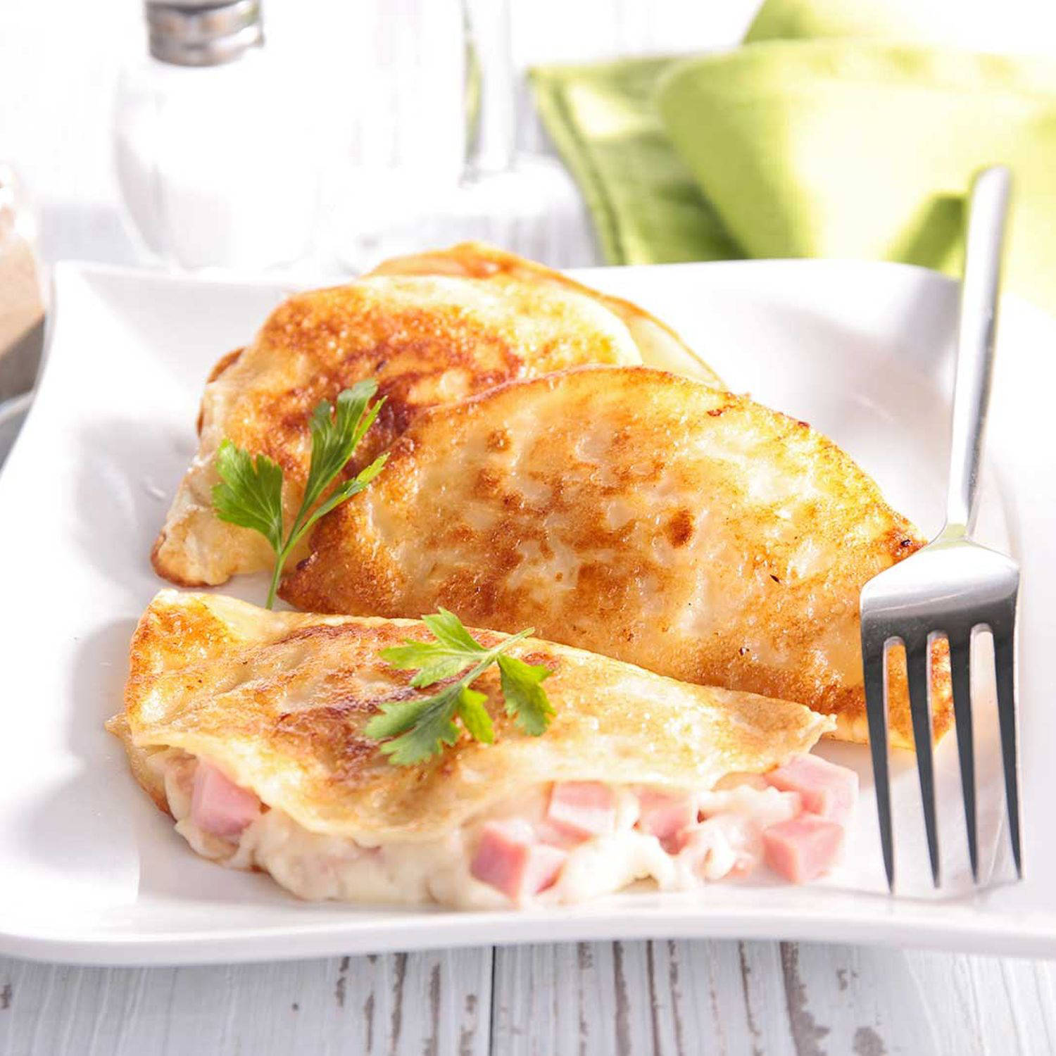 Serviervorschlag: Pikante Crêpes