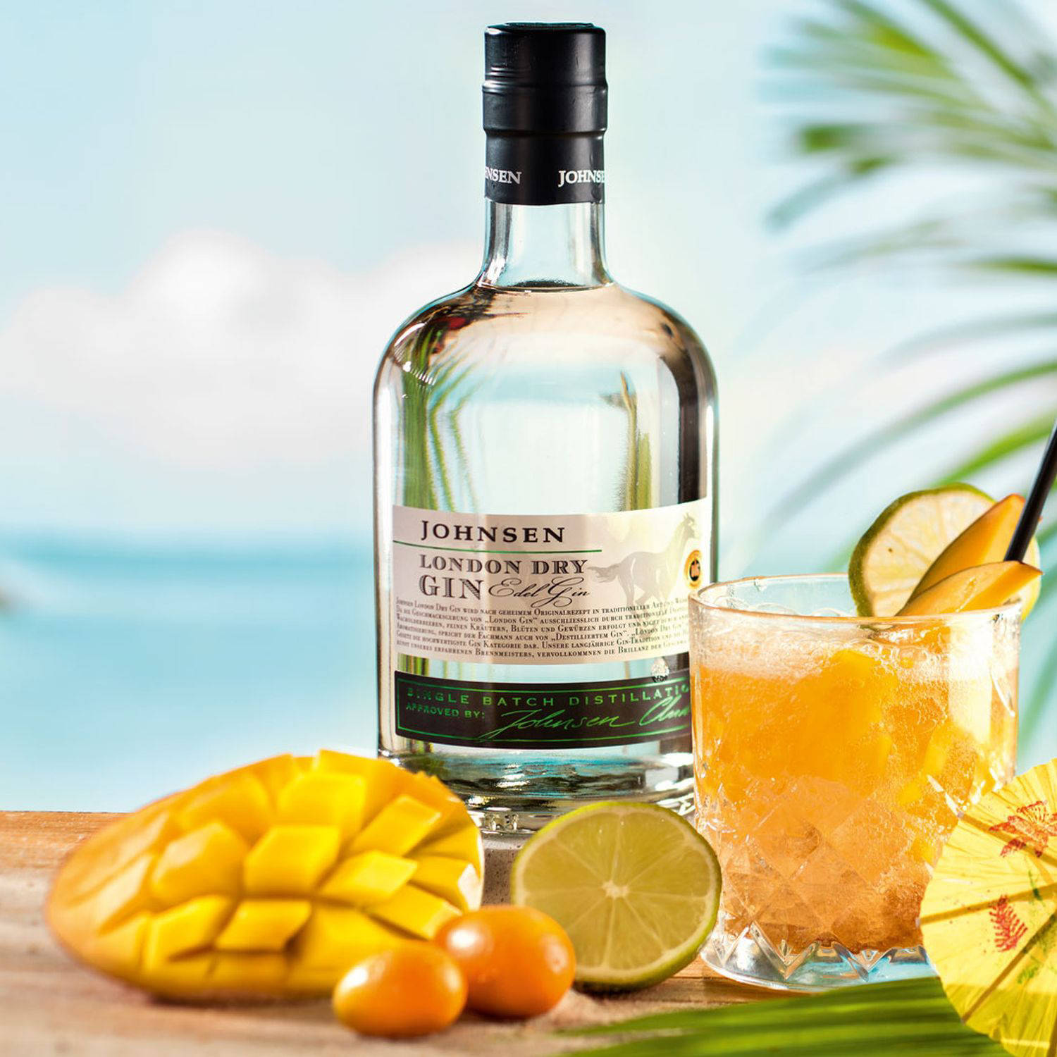 Serviervorschlag: Mango Gin Lemon