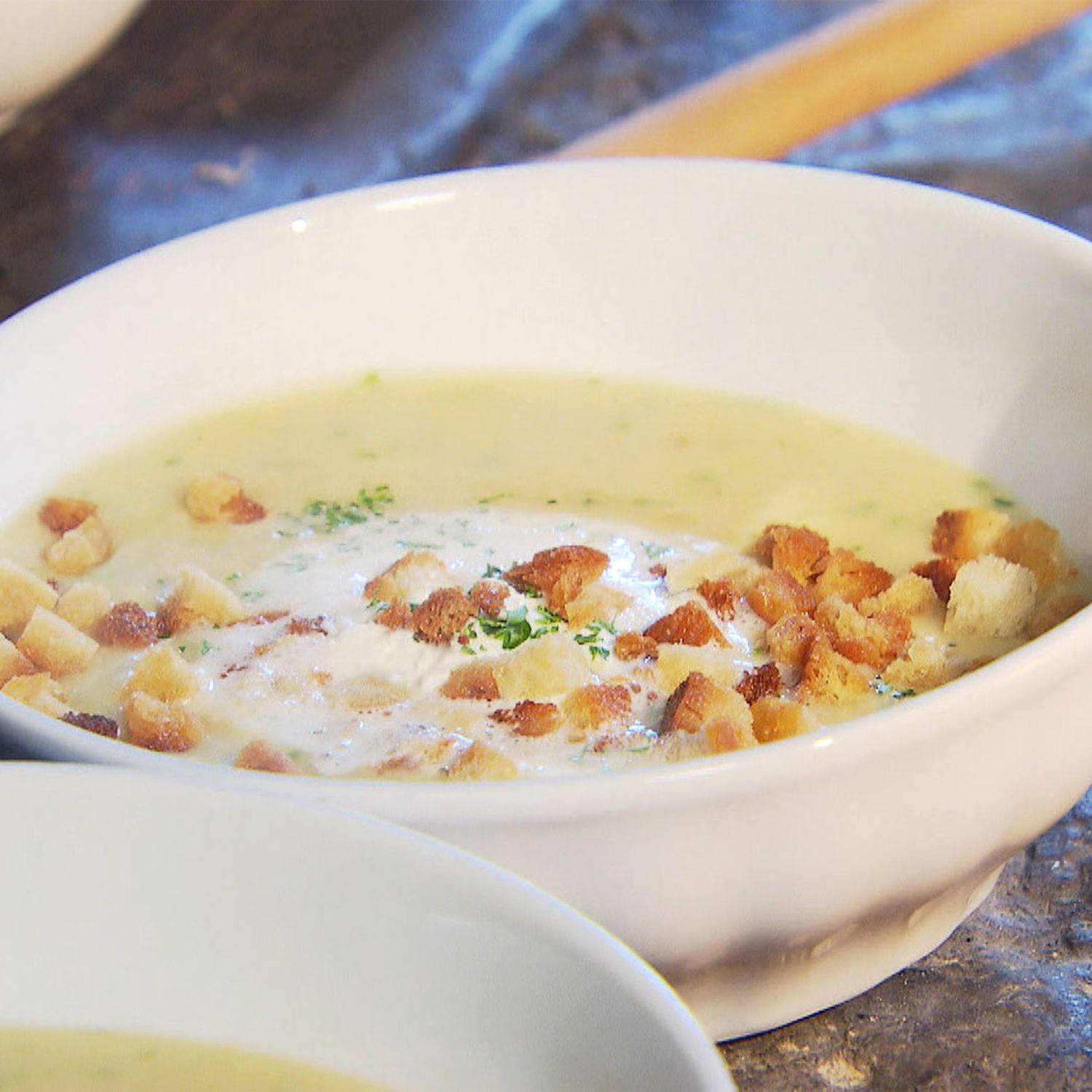 Serviervorschlag: Graukassuppe