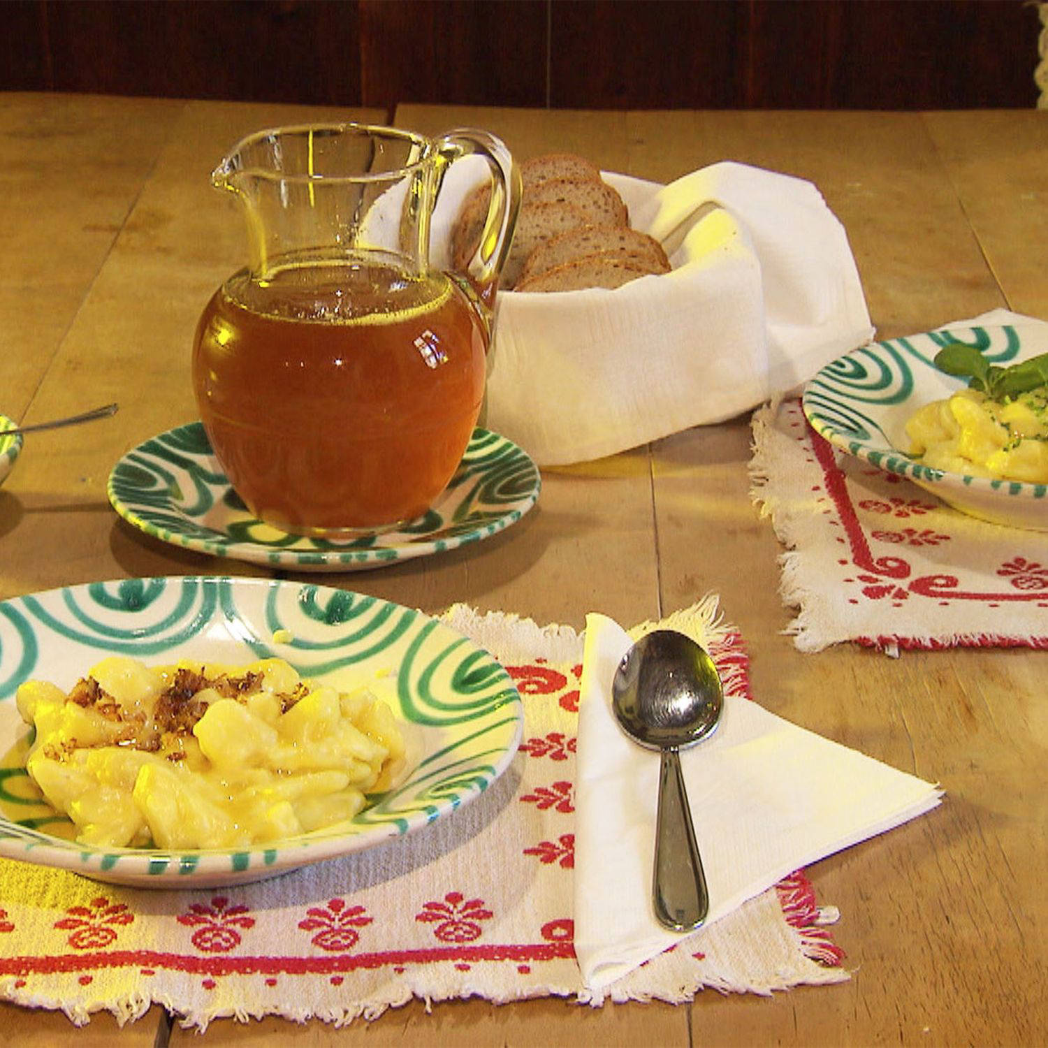Serviervorschlag: Mühlviertler Leinölerdäpfel