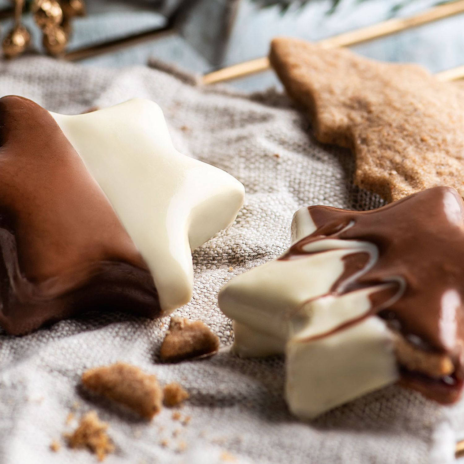 Serviervorschlag: Weihnachtliche Maronikekse