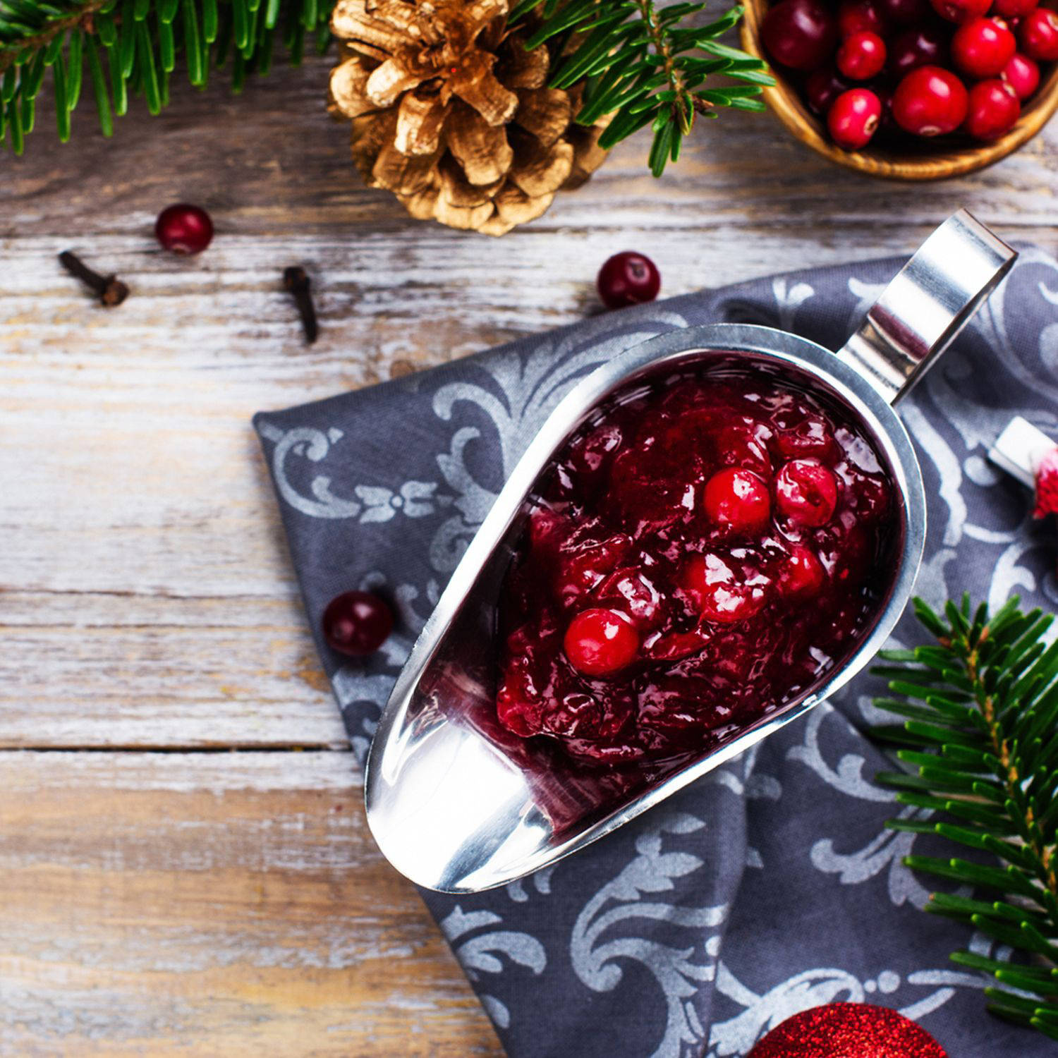 Serviervorschlag: Cranberry-Sauce