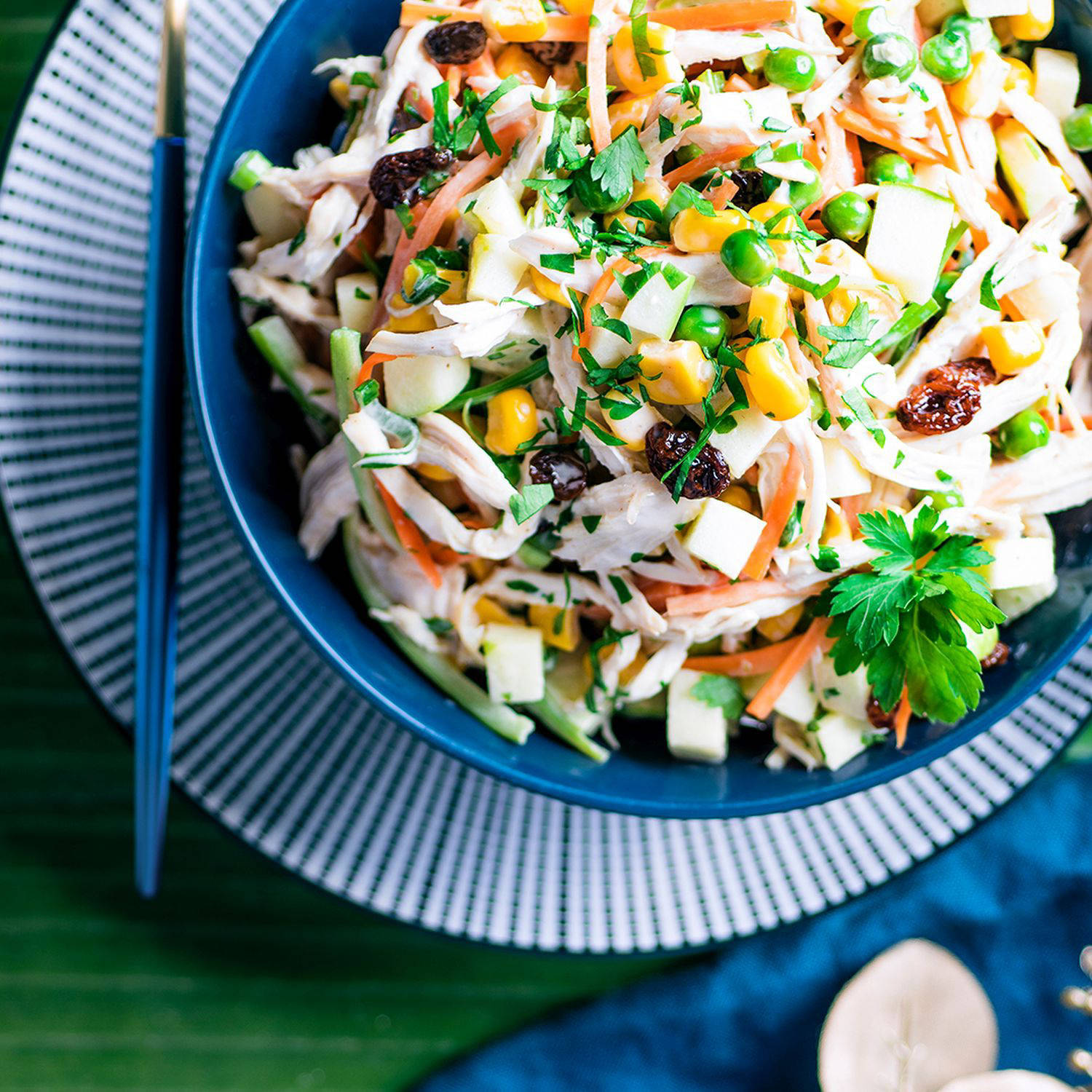 Serviervorschlag: Salpicão - Geflügelsalat