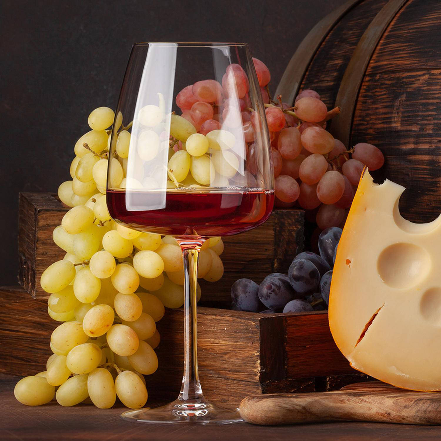 Calici vino rosso