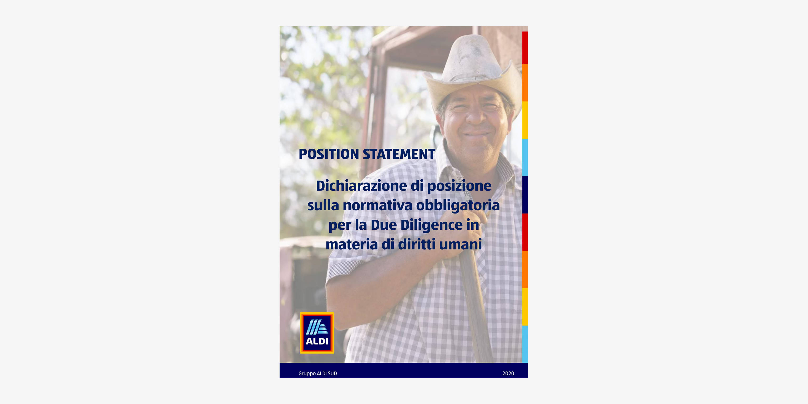 Dichiarazione di posizione sulla normativa obbligatoria per la Due Diligence in materia di diritti umani