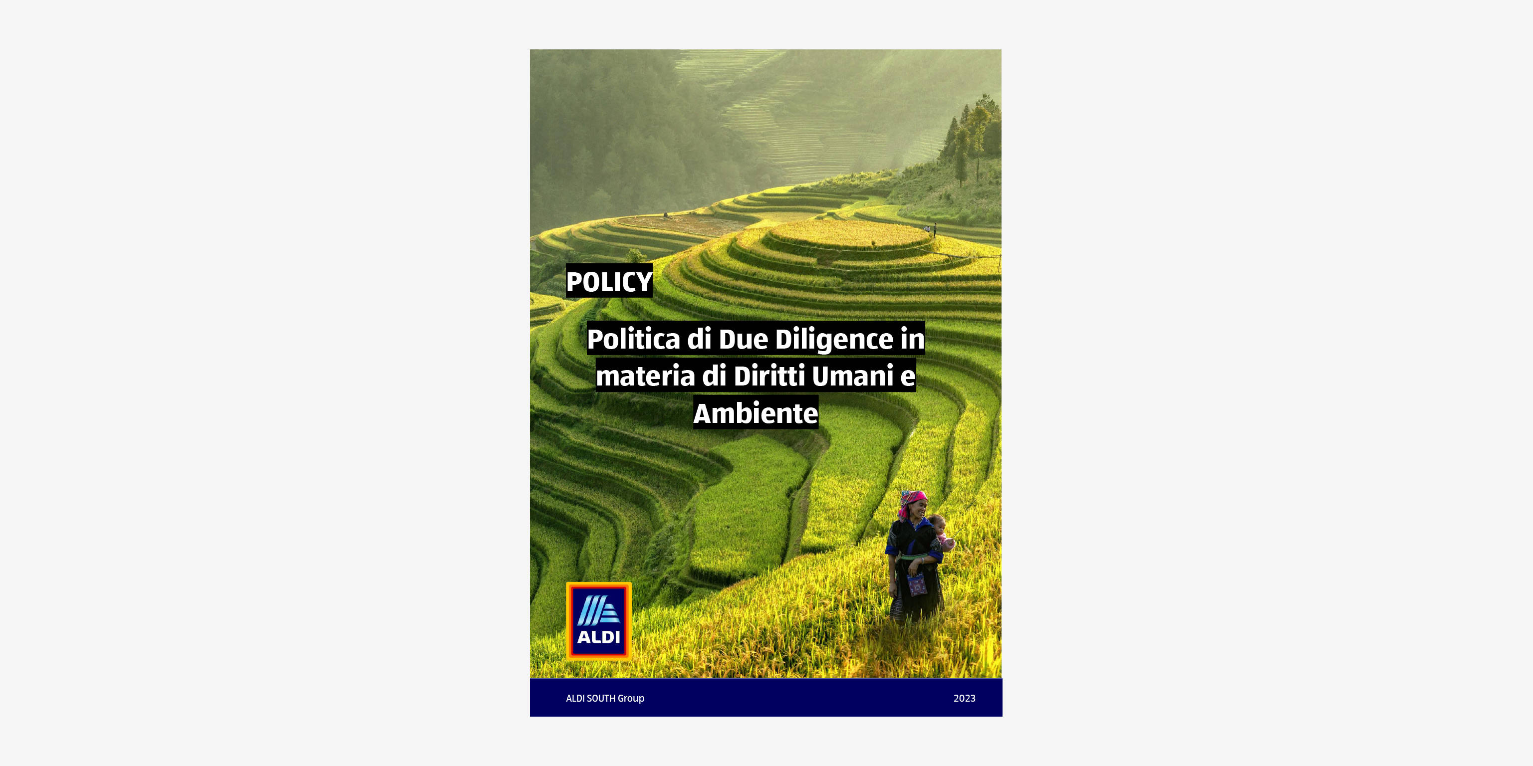 Politica di Due Diligence in materia di Diritti Umani e Ambiente