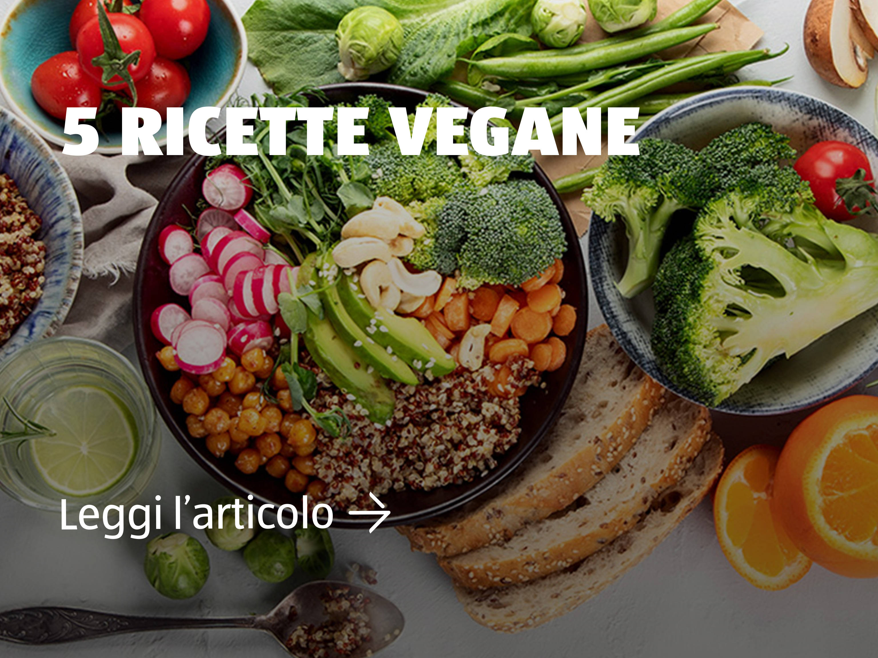 5 ricette vegane