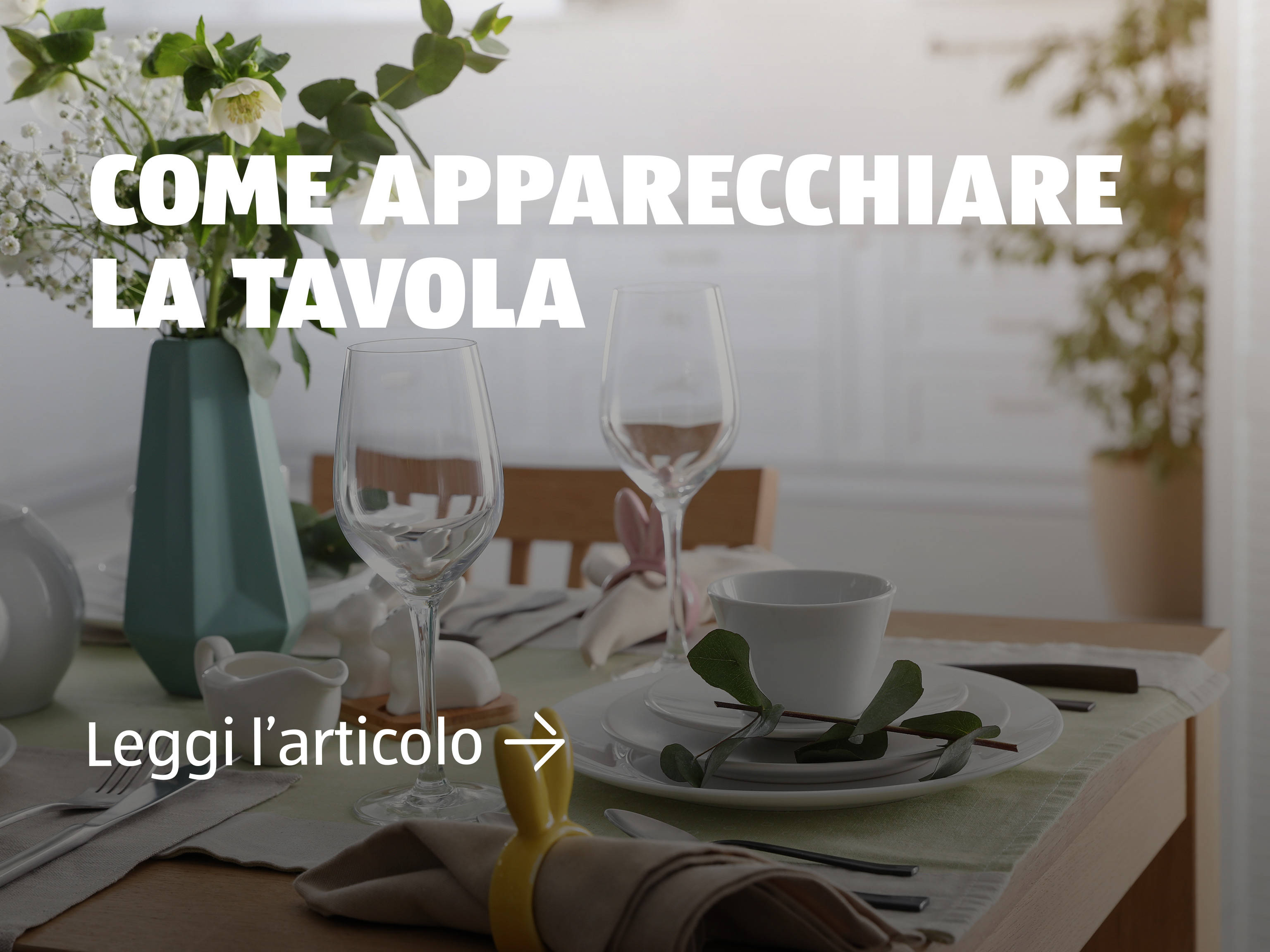Come apparecchiare la tavola