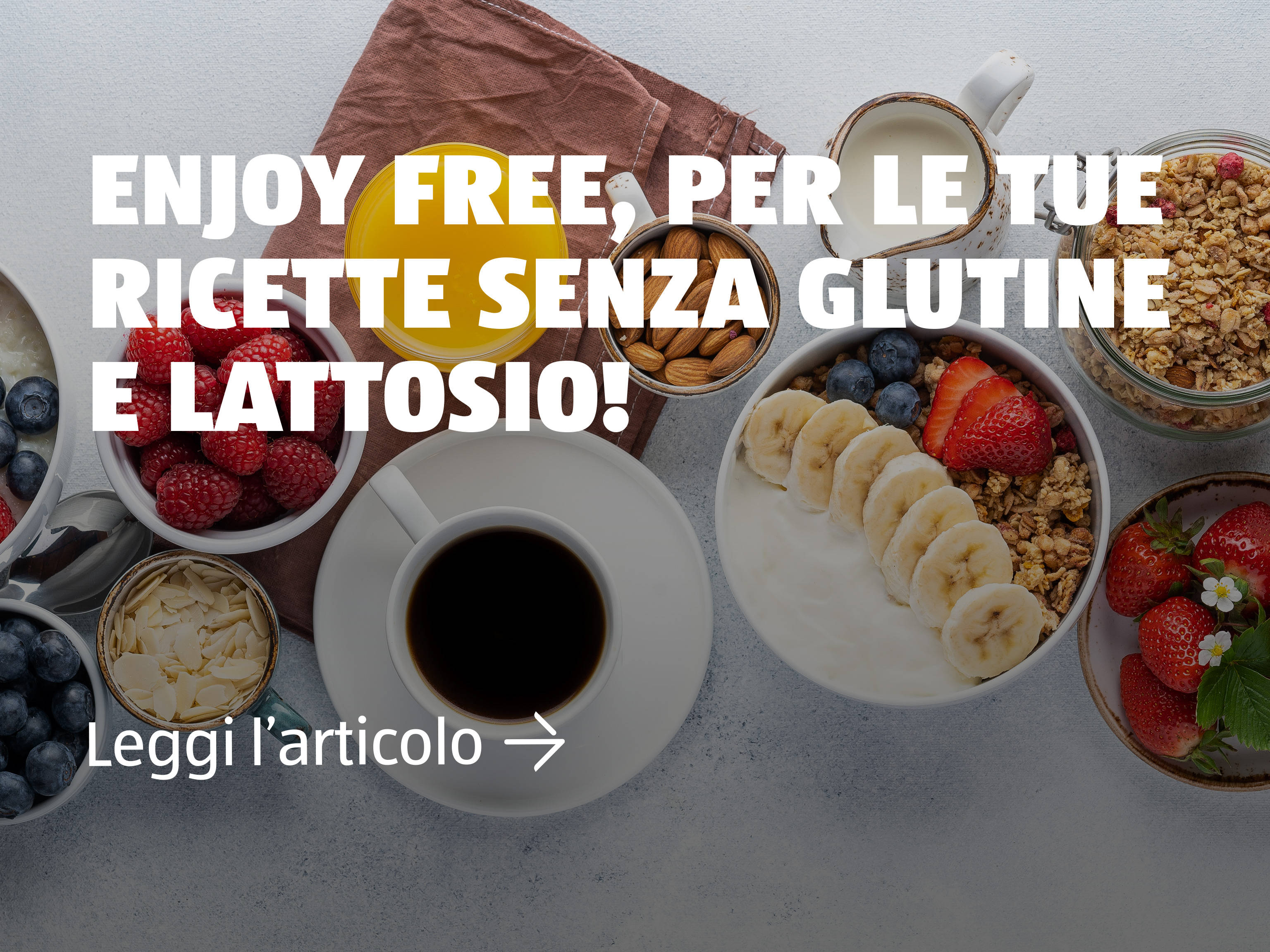 Ricette senza glutine e senza lattosio