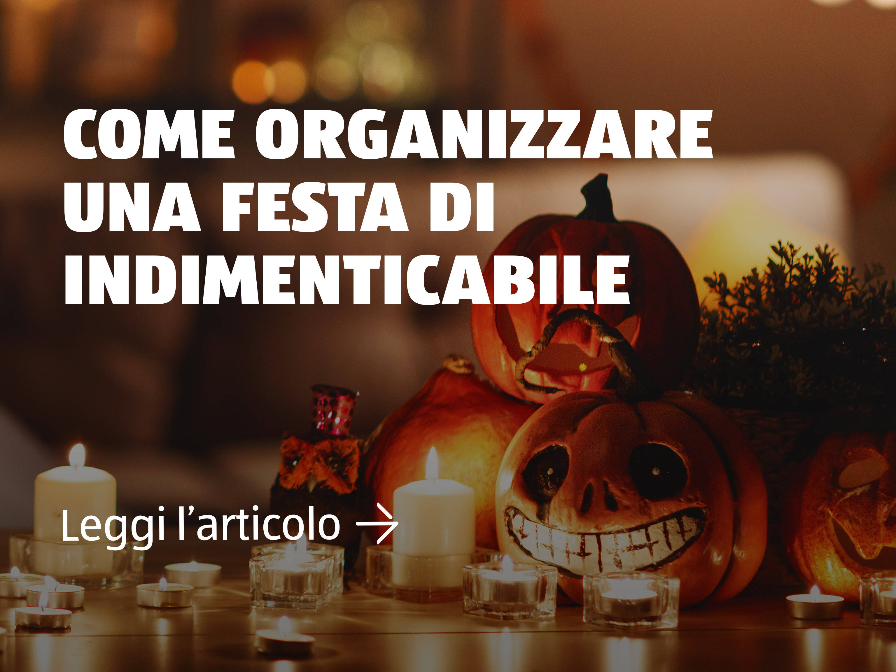 Come organizzare una festa di Halloween