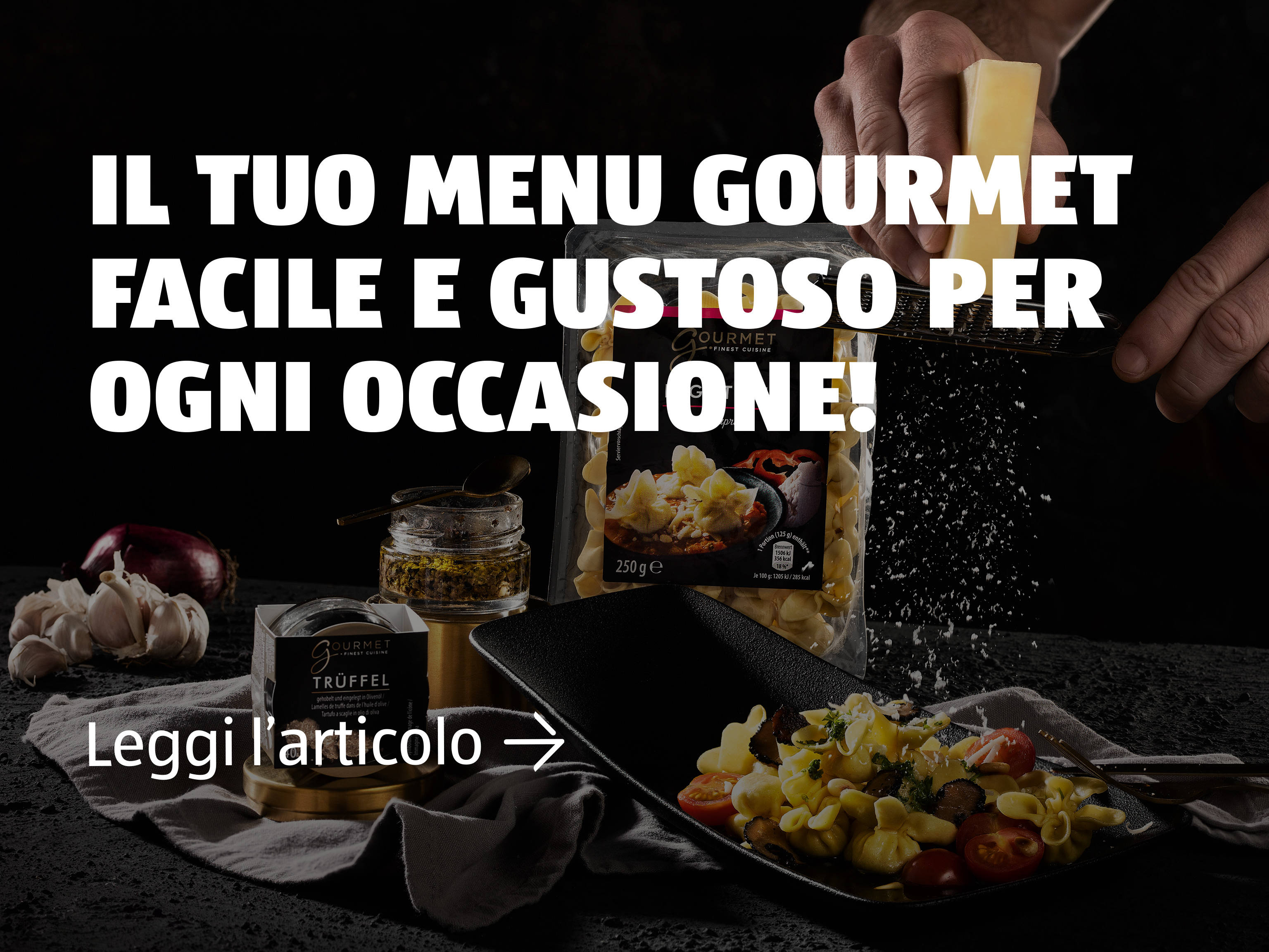 Menu gourmet