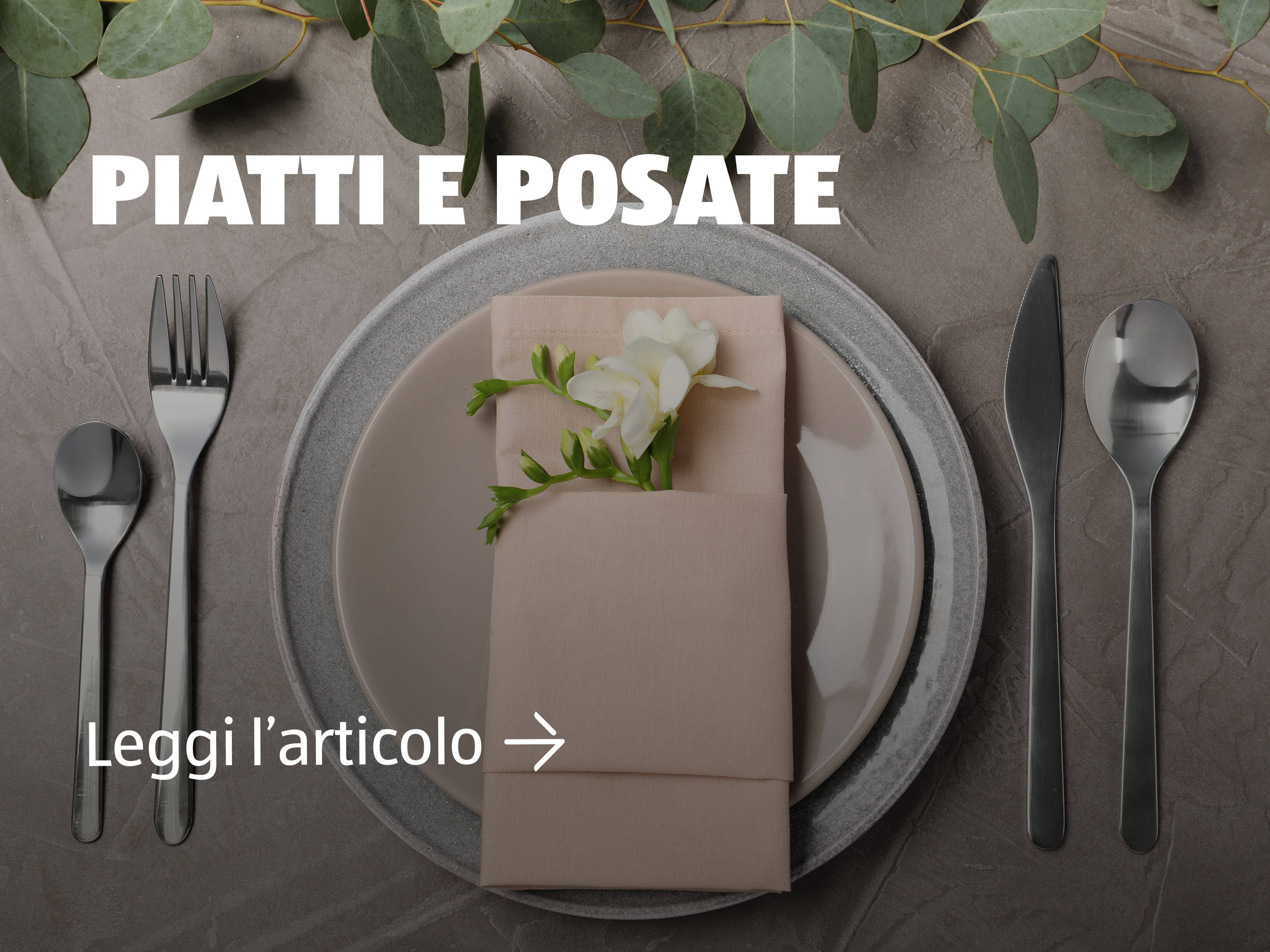 Piatti e posate