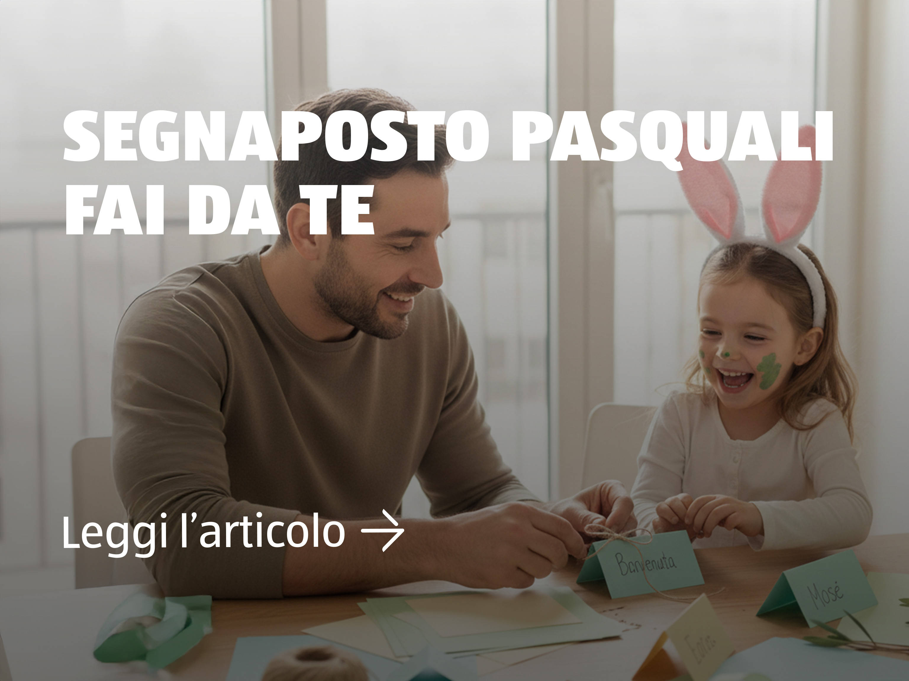 Segnaposto pasquali fai da te