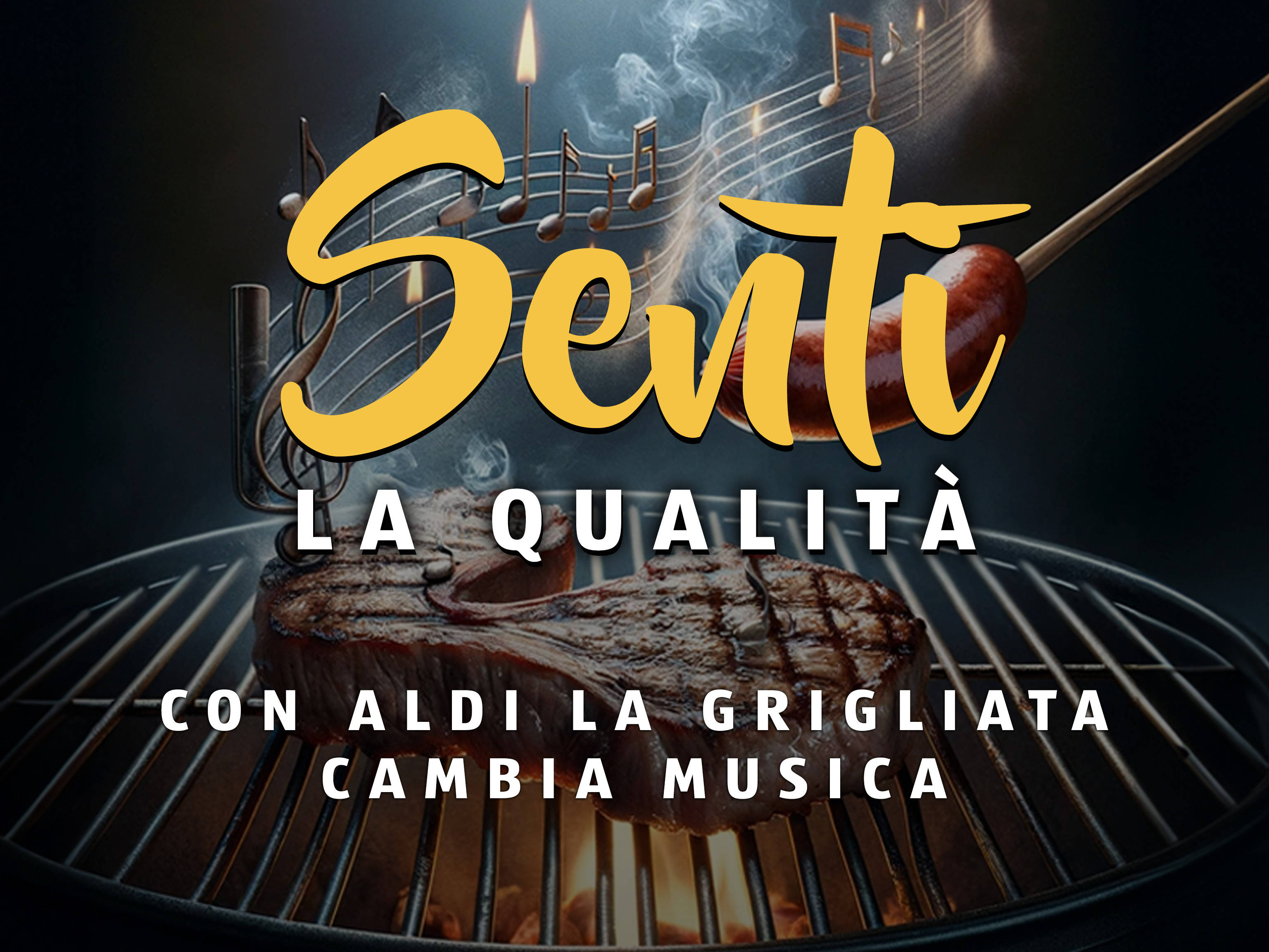 Senti la qualità: con ALDI la grigliata cambia musica