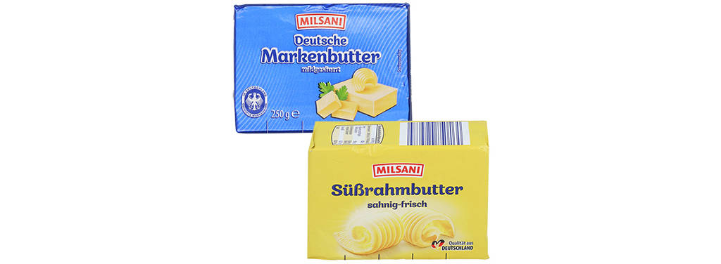Butter, Margarine & Fette