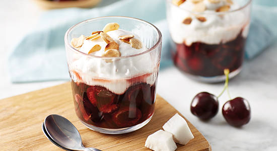 Coconut Cherry Fool Recipe Image
