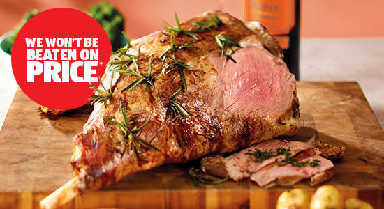 Browse leg of lamb