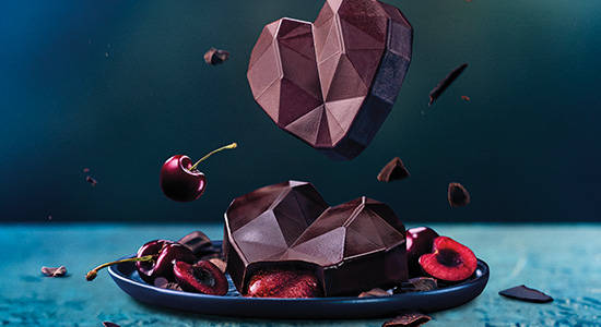 Geometric Chocolate Hearts product image