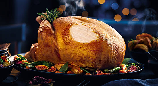 Free range whole turkey image