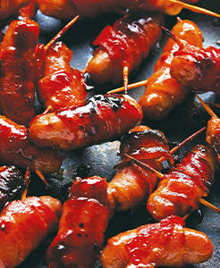 Sticky Pigs in Blankets Recipe image