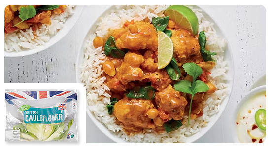 Sri lankan Curried Cauliflower image
