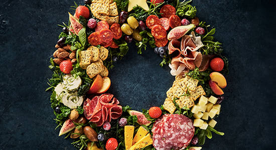 Charcuterie wreath recipe image