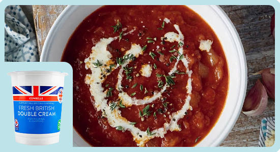 Blush Onion Soup image