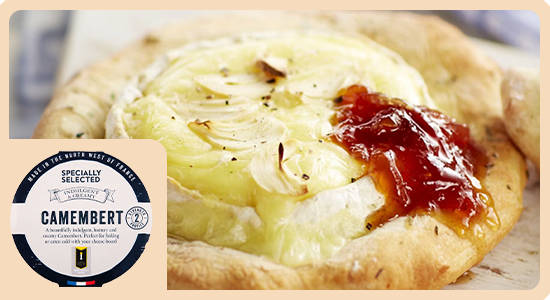 Camembert With Crusty Bread image