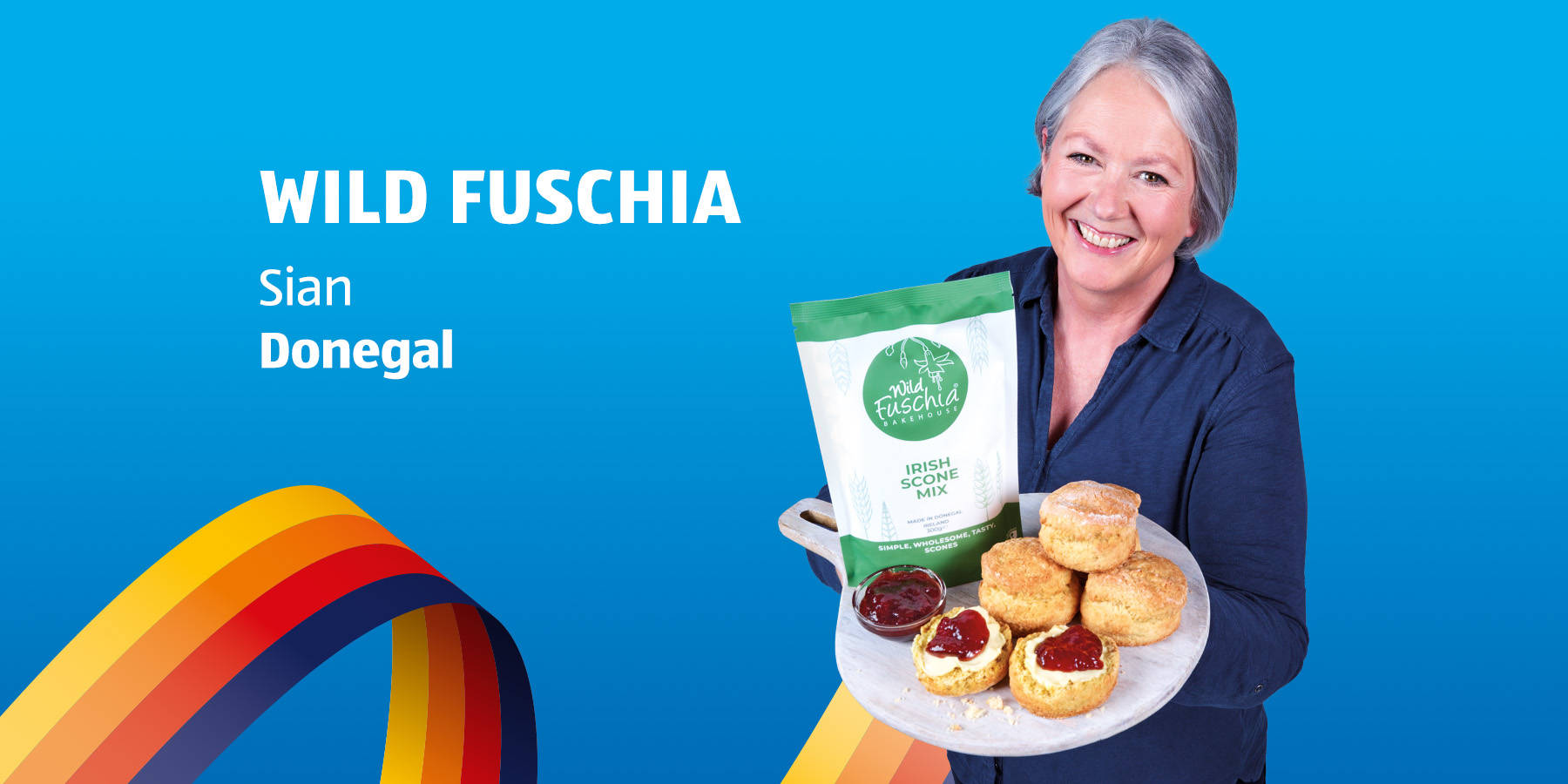Wild Fuschia Fresh Scone Mix display