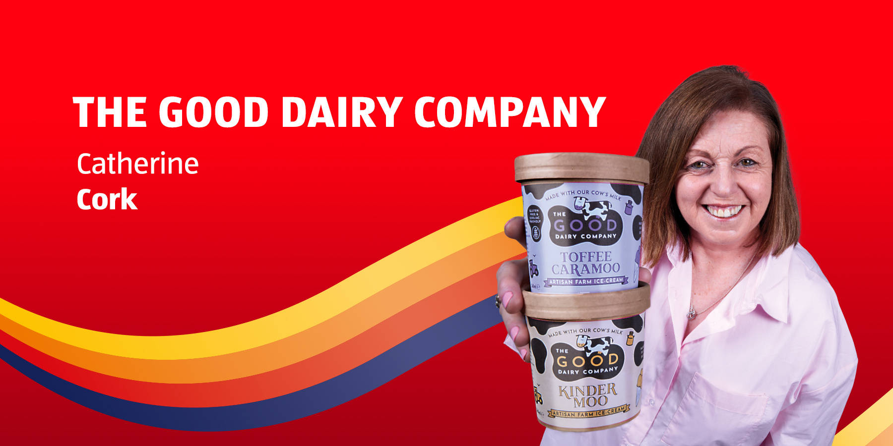 The Good Dairy Company ice cream tubs