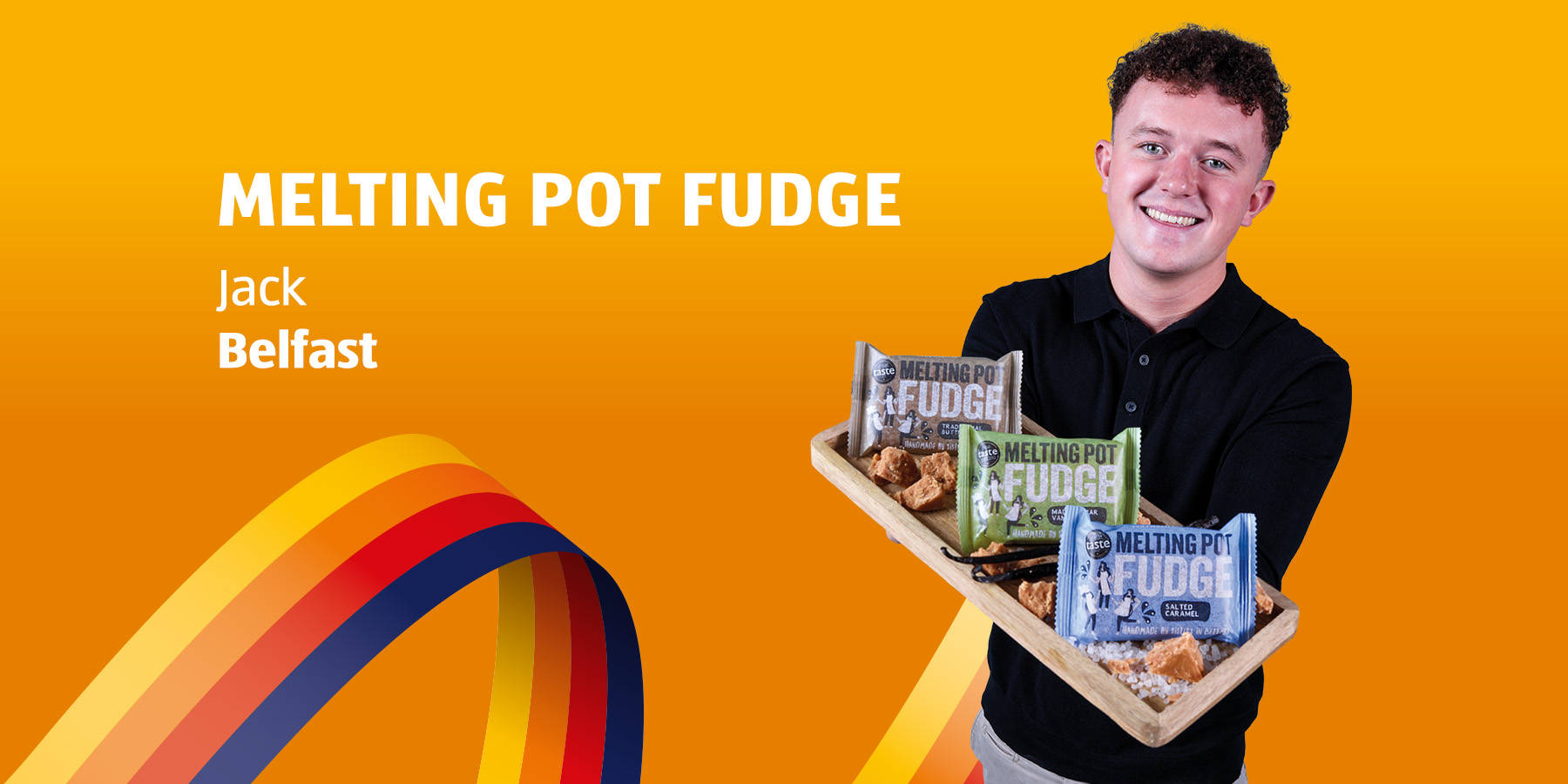 Melting Pot Fudge product display
