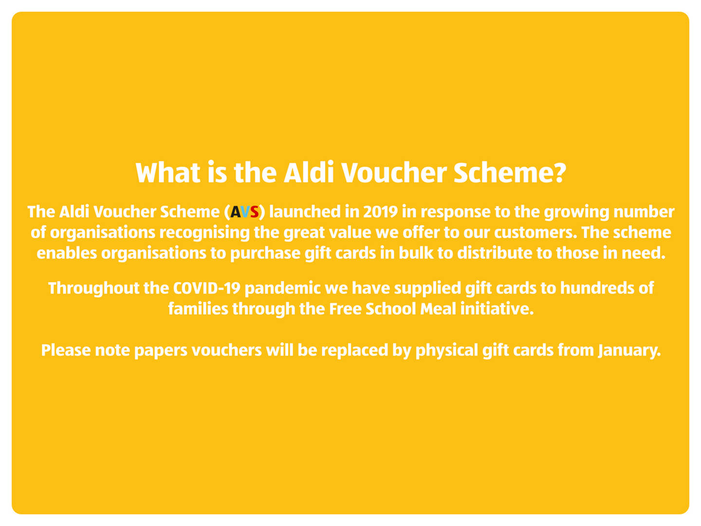 Vouchers | ALDI UK