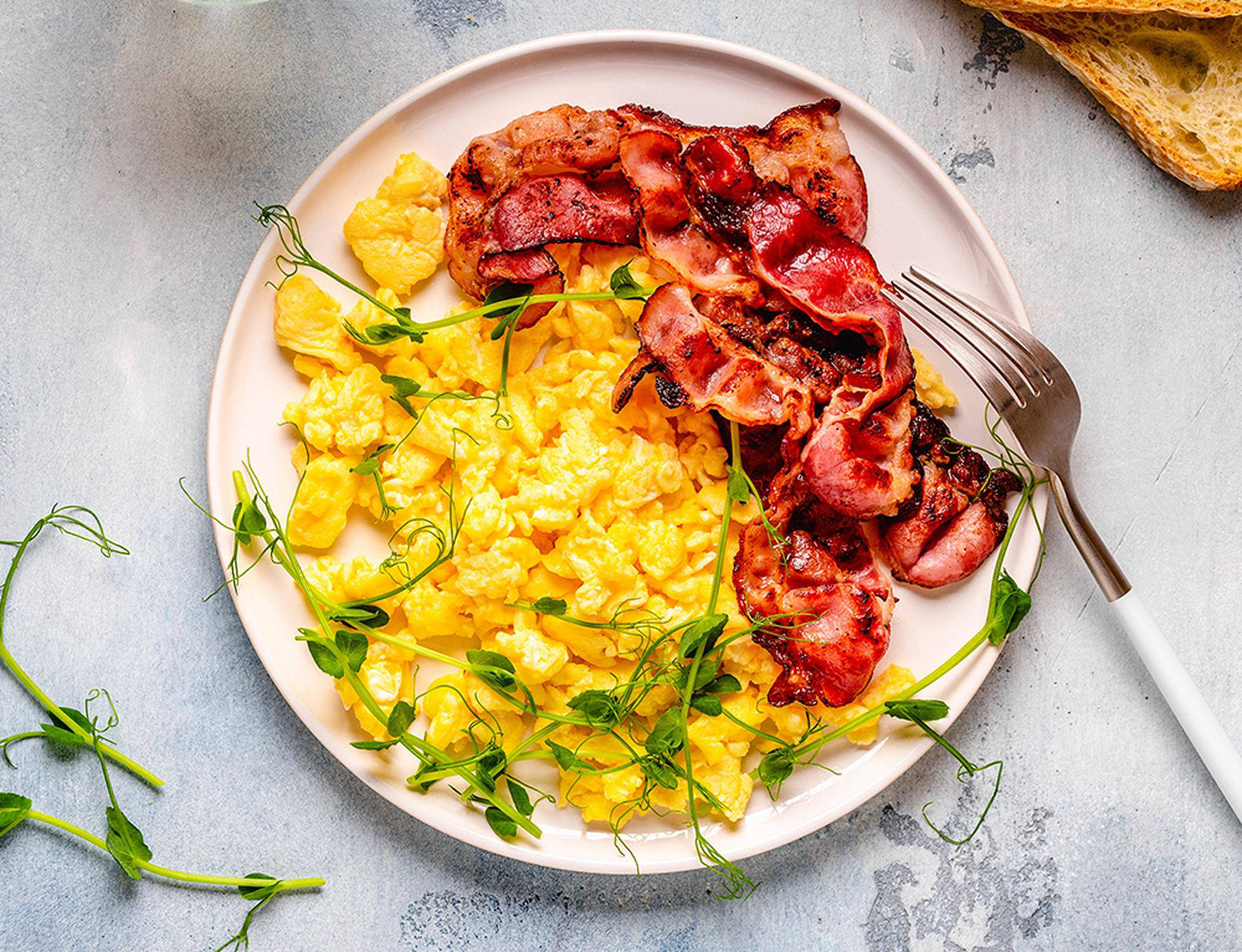 Colazione proteica salata