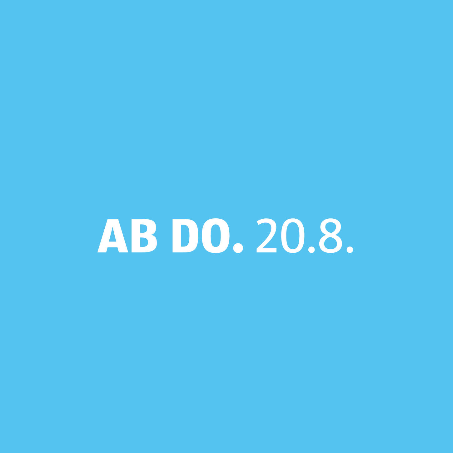 Werbetermin Donnerstag