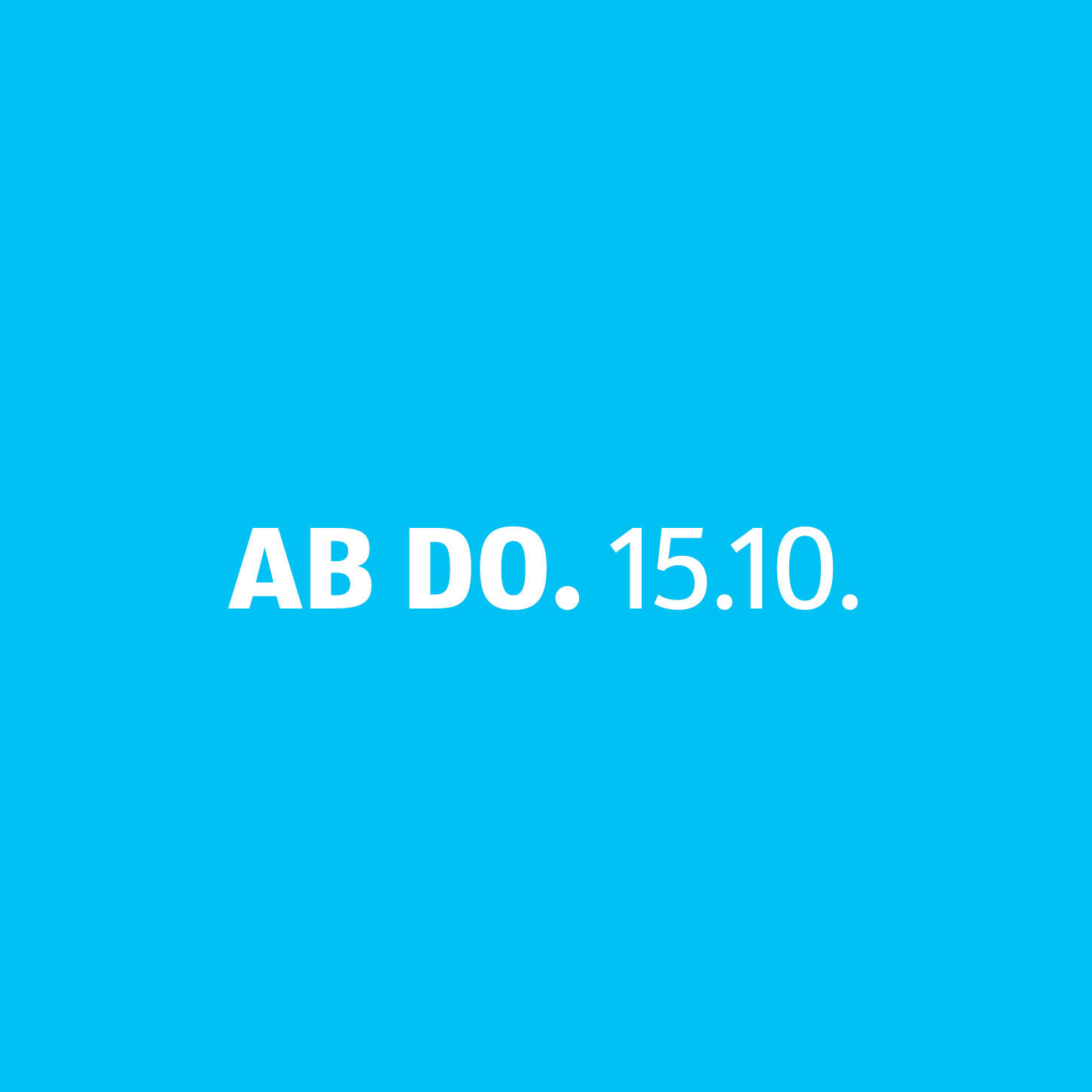 Werbetermin Donnerstag