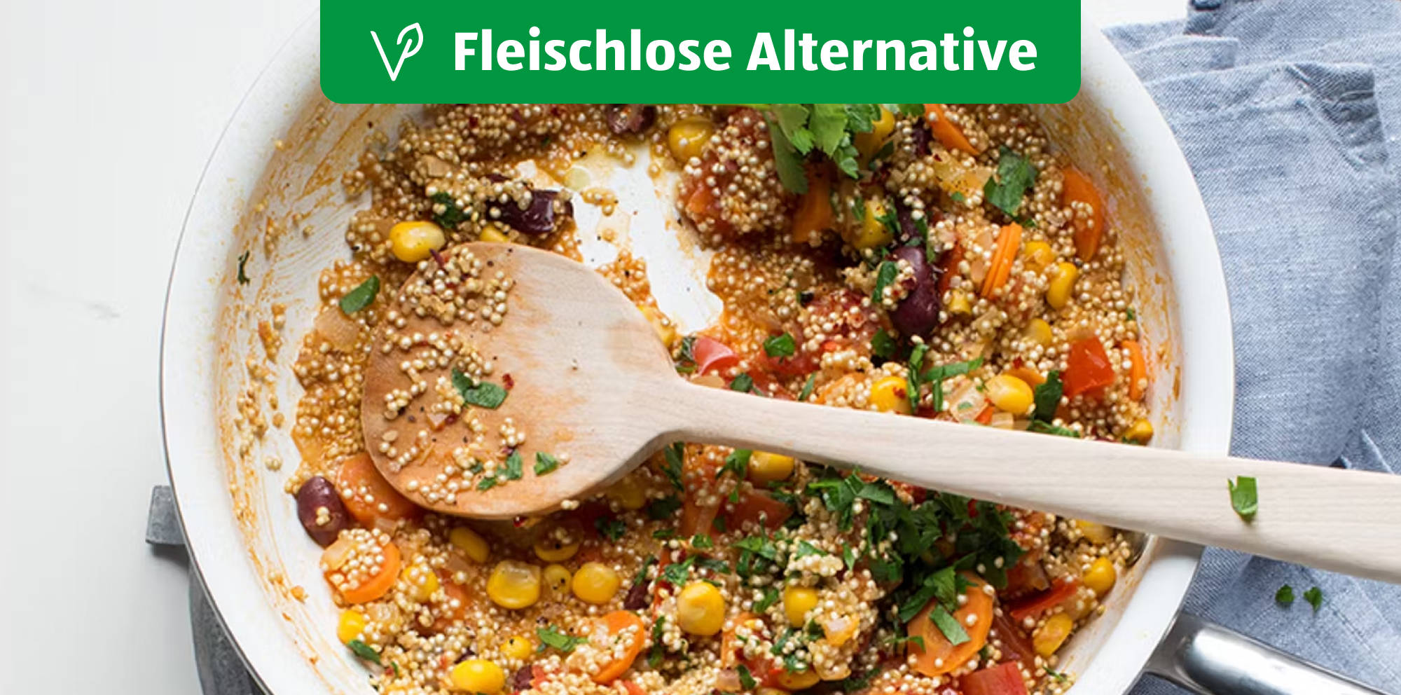 Vegetarische Quinoa-Pfanne.
