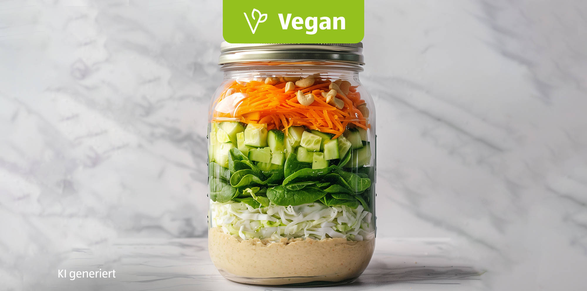 Meal-Prep Green Goddess Salat.