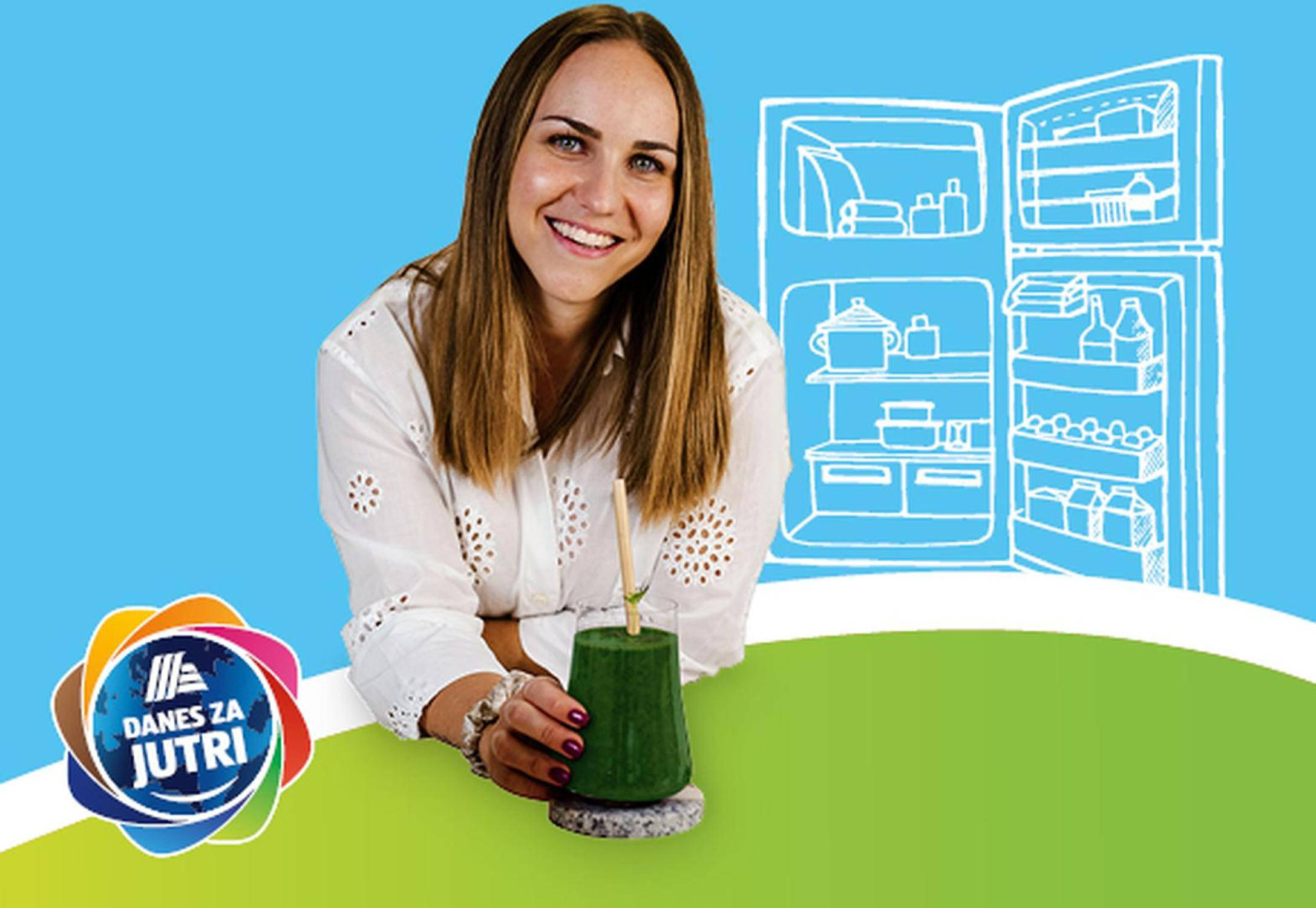 Neja Gril kot ambasadorka projekta Manj odpadne hrane