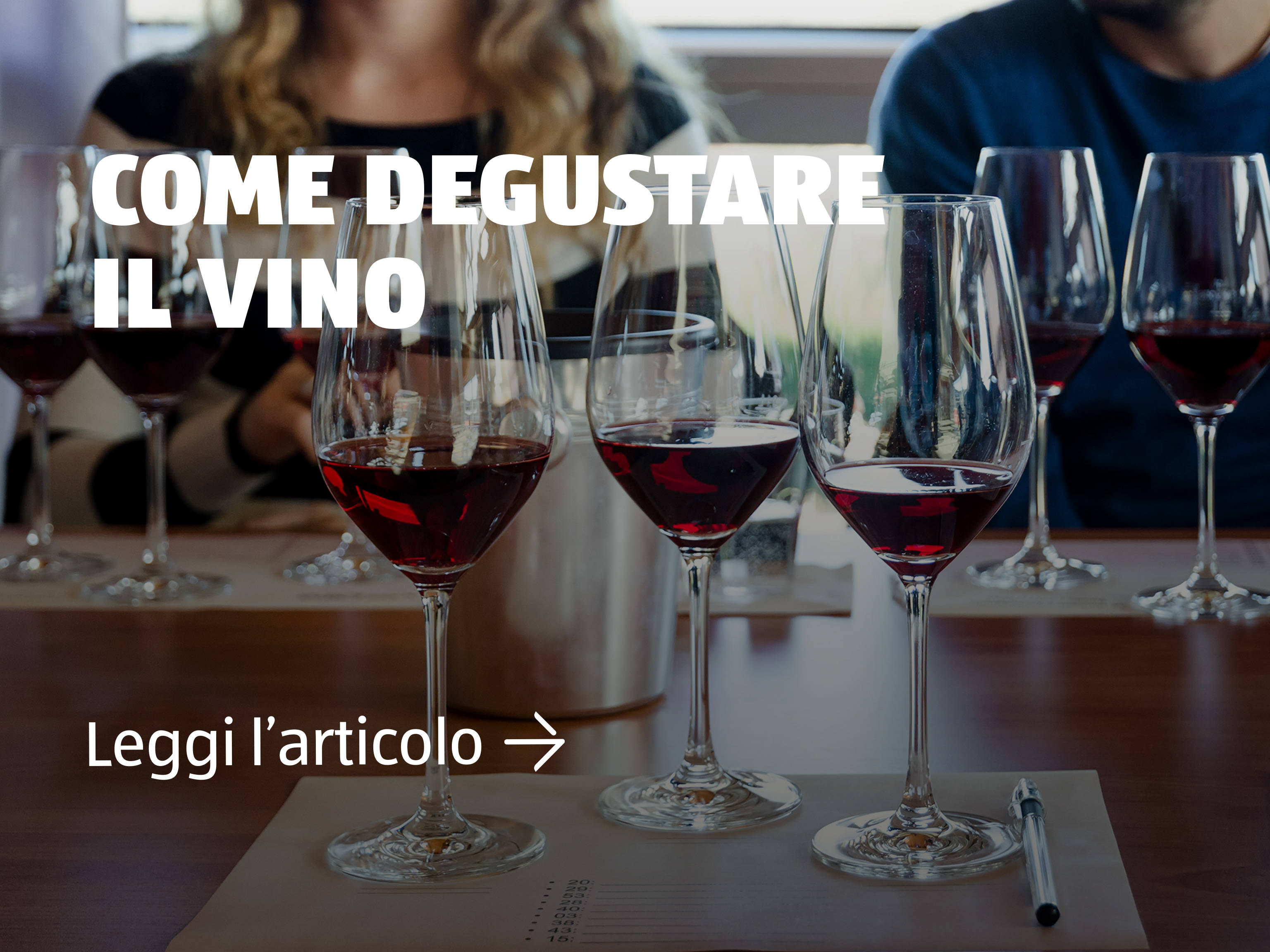 Come degustare il vino
