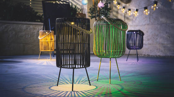 Solar Wickerwork Lantern Image