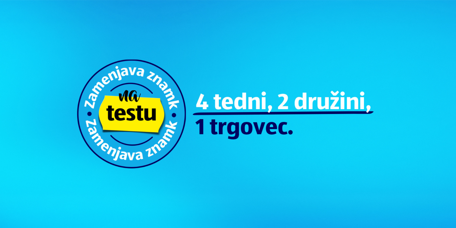 Zamenjava znamk na testu