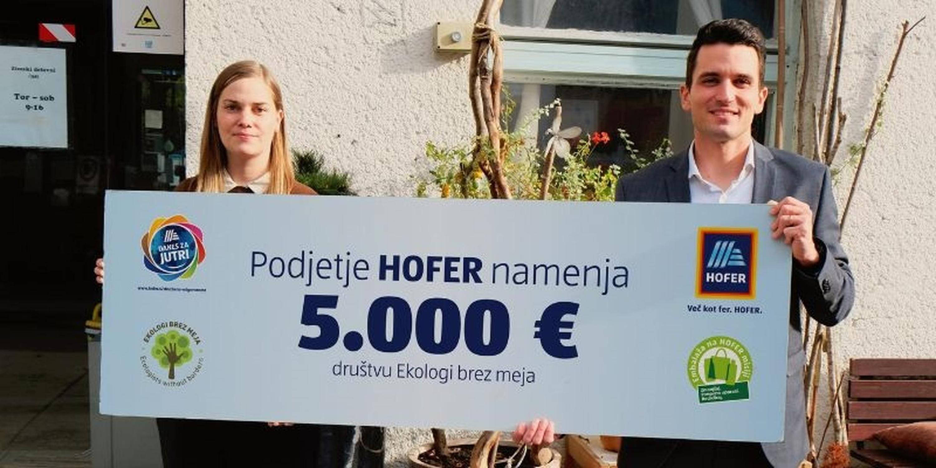 Predaja donacije Ekologom brez meja