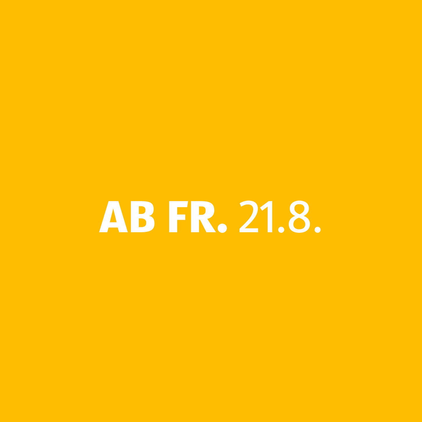 Werbetermin Freitag