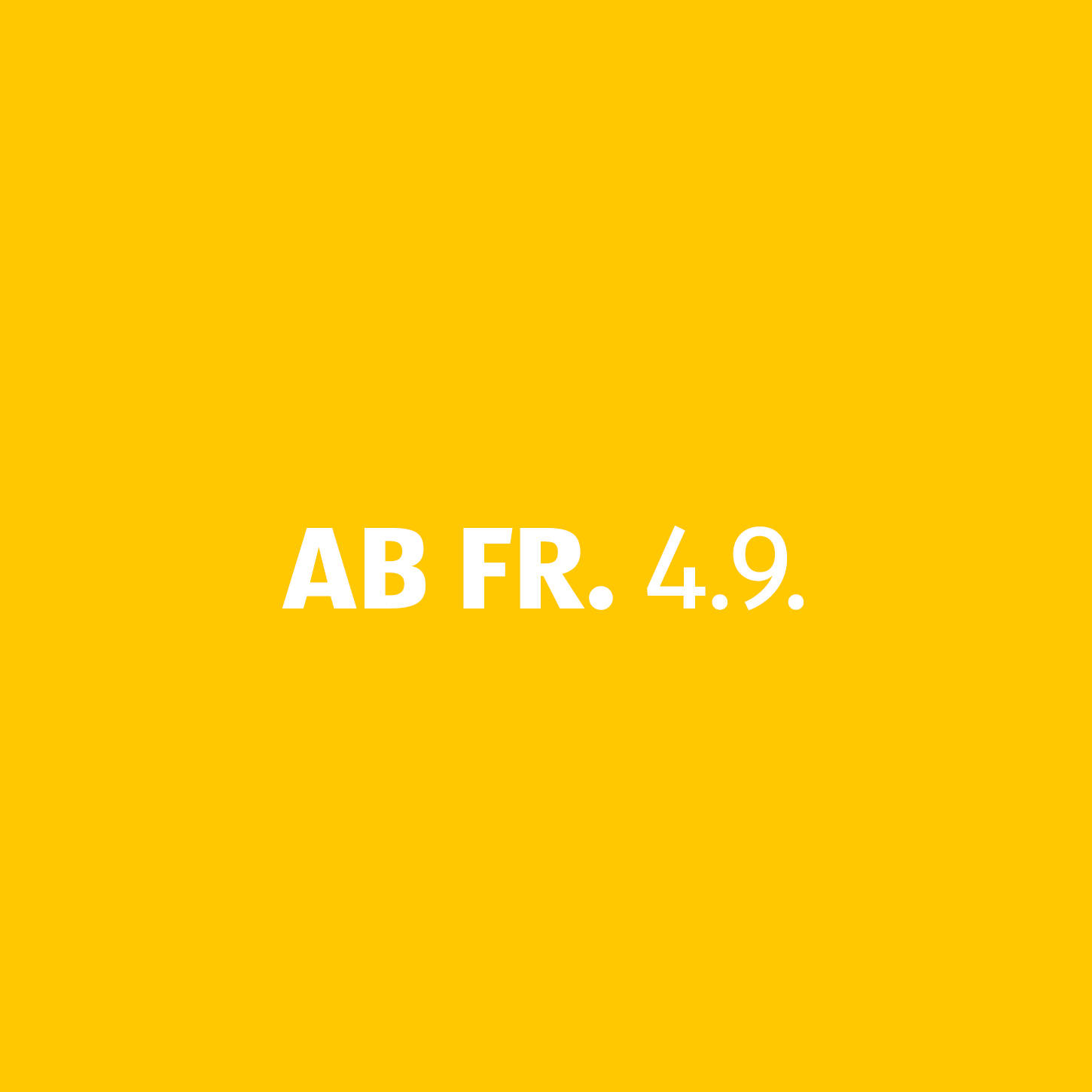 Werbetermin Freitag