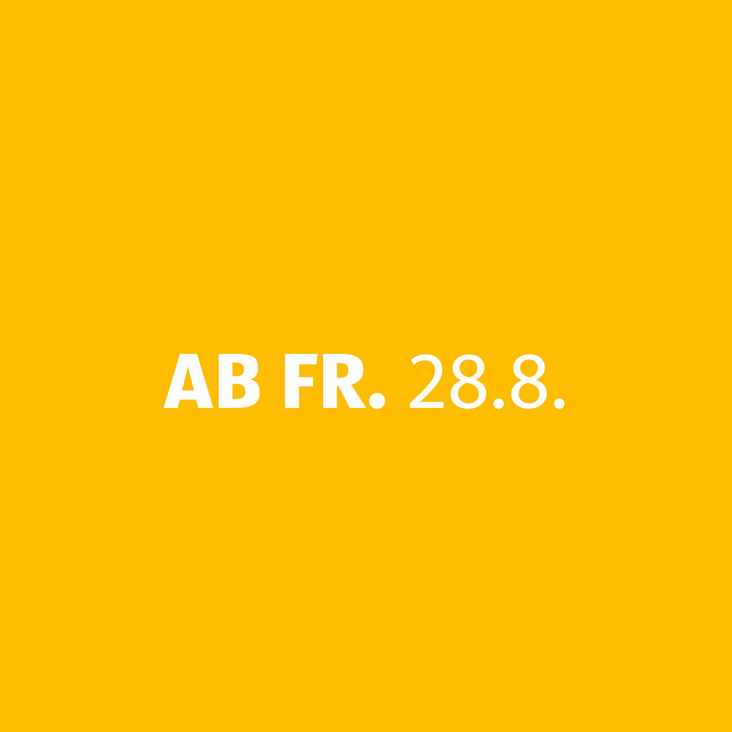Werbetermin Freitag